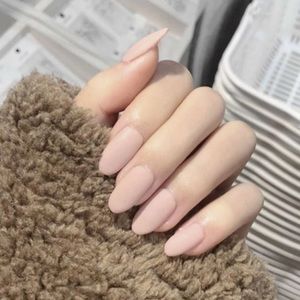 NWOT Press-on “Rounded Matte” Nude Nails